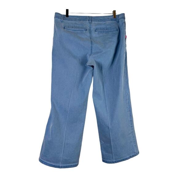 Woman Within Petite Plus Jeans Modern Fit Wide Leg Mid Rise Women’s Size 16WP - Picture 2 of 10